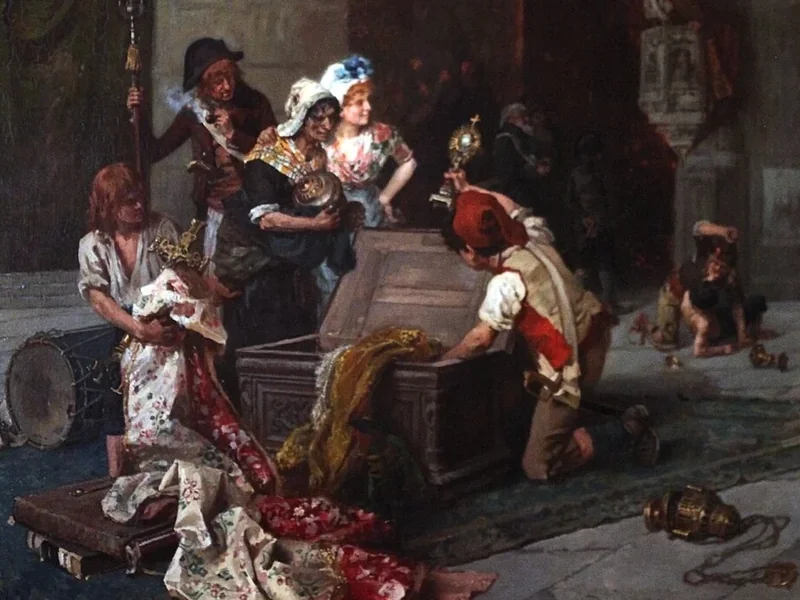 1826-Victor Henri Juglar - Saccheggio d'una chiesa pendente la Révolution de 1793